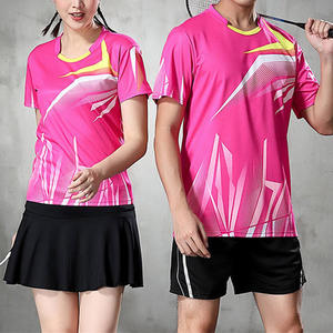 เสื้อผ้ากีฬาเทเบิลเทนนิสคุณภาพสูง ออกแบบใหม่ตามสั่ง เสื้อแบดมินตัน ชุดกีฬาสำหรับผู้ใหญ่ทุกเพศ รับออกแบบตามสั่ง - Product Image 6