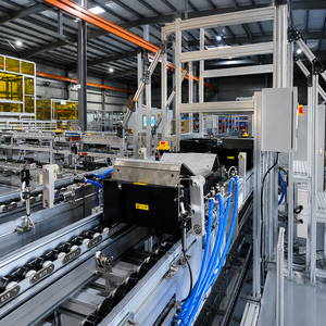 Automatic Assembly Line Equipment Stainless Steel Frame Roller Conveyor Adjustable Speed Industrial Handling System - Product Image 1