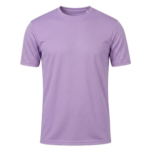 Vêtements de sport personnalisés en gros avec logo OEM, respirants, 100% polyester, col rond, manches courtes, poches, taille élastique, pour hommes et femmes - Product Image 3