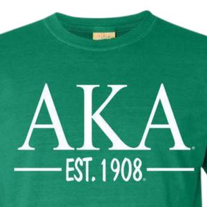 T-shirt vert à manches courtes pour femme avec imprimé graphique de lettres blanches, col rond décontracté, en coton, mode estivale, doux et confortable - Product Image 2