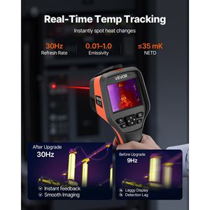 Telecamera Termica Visiva 5MP, Risoluzione IR 384 X 288, Frequenza di Aggiornamento 30HZ, Termocamera a Infrarossi Portatile - Product Image 4