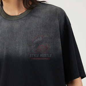 Nouveauté 2026 : T-shirts décontractés pour hommes, effet délavé soleil, respirants, pour l'été - Product Image 4