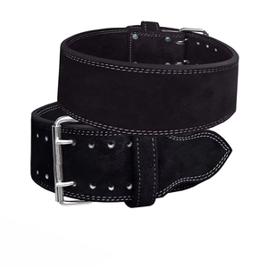 Nuevo Cinturón de Levantamiento de Pesas de Cuero Vacuno con Hebilla de Palanca Antideslizante de Alta Resistencia, Fabricado a Medida, para Gimnasio y Fitness Integral - Product Image 1