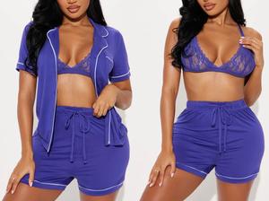 Nouvel arrivage : Pyjama court d'été en modal respirant, personnalisé en usine, pour femme – Robe de nuit confortable – Vente en gros - Product Image 6