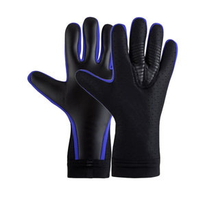 Gants de gardien de but de football personnalisés OEM ODM de haute qualité, en latex allemand 4 mm, adhérence Contact Grip, nouveau design, fabriqués au Pakistan, professionnels - Product Image 5