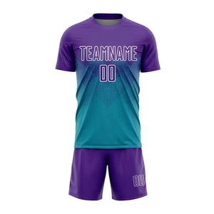 Uniforme de football sur mesure haute performance, impression par sublimation, respirant, pour toutes les saisons, léger - Product Image 1