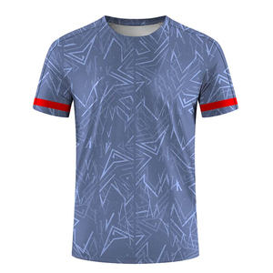 <b>Men's</b> <b>Red</b> <b>Black</b> Solid Casual Short Sleeve T-<b>Shirt</b> Embroidered Eco-Friendly Jersey Regular Fit V-Neck Knitted Polyester - Product Image 3