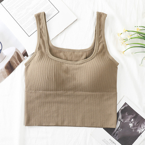 New Arrival Designer Women <b>Crop</b> TankTop High Quality Sexy One Shoulder Womens Ribbed Tank <b>Top</b> cheap price - Product Image 5