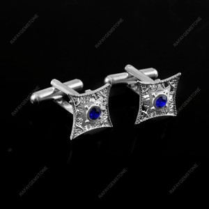 Zircon Brass <b>Cufflinks</b> Gold Tone Silver Plated Formal Shirt Accessory Luxury <b>Mens</b> Designer Jewelry Anniversary Party Wedding Set - Product Image 3