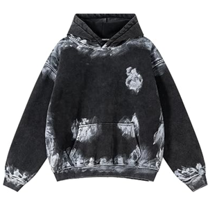 Women's Oversized <b>Tie</b> <b>Dye</b> Hoodie Knitted Cotton <b>Sweatshirt</b> With Pockets Regular Sleeve Autumn Style - Product Image 1