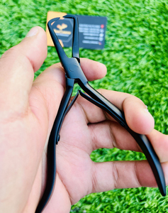 Wholesale Premium Quality Stainless Steel Needle Nose Plier <b>Bead</b> Removing Matte Black Color Coated Professional Hair <b>Extension</b> - Product Image 2