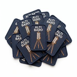 Fabricant de patchs brodés ronds personnalisés en gros, badges de géomètre en vrac - Product Image 3