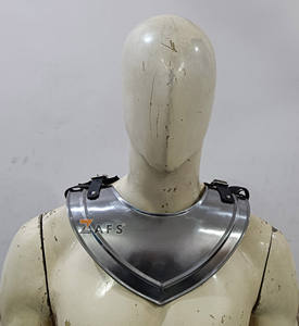 Armadura Medieval de Gorget y Pauldron de Acero Suave para Cuello y Hombros de Caballero, para Disfraces de Recreación Histórica - Product Image 1