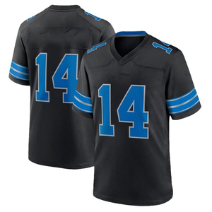 Maillot de football américain rétro personnalisé avec logo, unisexe, en mesh, imprimé OEM, pour les fans de football - Product Image 2