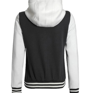 Chaqueta Universitaria Premium Personalizada, Chaqueta Letterman con Cuerpo de Lana, Mangas de Cuero y Puños Acanalados, Chaqueta de Béisbol Universitaria, Proveedor OEM ODM - Product Image 6