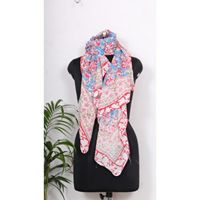 Paréo de plage de luxe fait main indien pour femme, imprimé au bloc, élégant, long, uni, en pur coton tricoté, idéal pour l'été