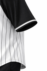 Derniers modèles de maillots de baseball pour hommes, logo/couleur personnalisés, respirant, haute qualité, manches courtes, 100% polyester, séchage rapide, anti-plis - Product Image 4