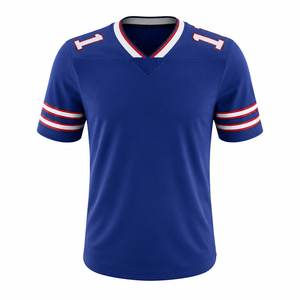 Famosa Camiseta de Fútbol Americano Unisex, Talla Grande, Diseño Bordado, Manga Corta, 100% Poliéster, Cameron Ward 2026 - Product Image 1