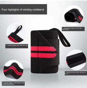 2 Piezas de Muñequeras Elásticas Unisex Ecológicas y Resistentes al Desgaste, Soporte para Muñeca, Protector de Muñeca, Banda para Gimnasio, Levantamiento de Pesas, Fitness - Product Image 3