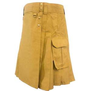 Kilt écossais d'été sur mesure pour homme, léger, en cuir, style nouveau, accessoires d'instruments de musique OEM - Product Image 1