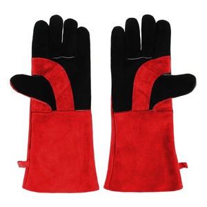 Guantes de Soldadura de Cuero Vacuno, Protección UV, Impermeables, Antideslizantes, Unisex, para Uso en Exteriores - Product Image 2