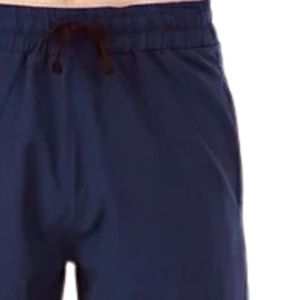 Pantalones Cortos Deportivos Casuales de Felpa para Hombre, Color Azul Marino, de Secado Rápido, Transpirables, con Cintura Elástica y Cordón Ajustable, para Pádel, Tenis y Entrenamiento - Product Image 3