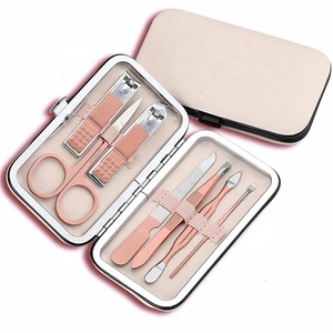 Top Quality Manicure Tool Kit Cleaning Nails Leather Packaging Beauty Manicure 12pcs Manicure <b>Pedicure</b> <b>Set</b> Nail Clipper Kit - Product Image 1