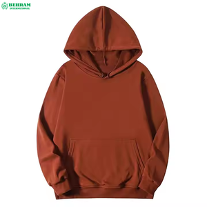 เสื้อฮู้ดดี้ผู้ชายผ้าฝ้ายฟลีซ/เฟรนช์เทอร์รี่คุณภาพสูงขายส่ง 100% ผ้าฝ้าย น้ำหนัก 350GSM ทรงปกติ สีพื้น สวมใส่สบาย - Product Image 6