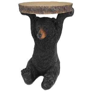 Tabouret en bois de manguier artisanal en forme d'ours - Vente en gros de meubles de décoration intérieure en Inde - Product Image 2
