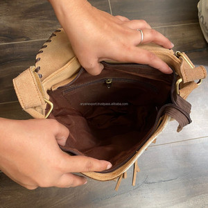 Vrais cheveux sur peau de vache sac à bandoulière avec franges Western femmes sac à main en cuir véritable sac à main de luxe vente chaude sac cadeaux pour elle - Product Image 6