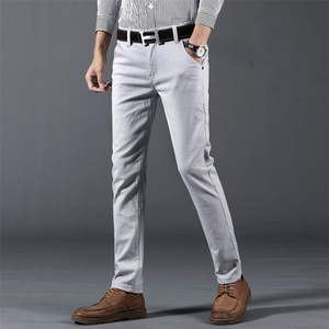 Jeans Clásicos de Algodón Elástico Cómodos de 6 Colores para Hombre, Estilo Casual de Negocios, Primavera Otoño, Nuevo - Product Image 3