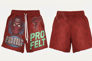 Pantalones Cortos de Moda Estilo Hip-Hop Vintage, Ecológicos, de Secado Rápido, Transpirables, 100% Algodón, Casuales, de Verano, Hasta la Rodilla, Corte Holgado - Product Image 4