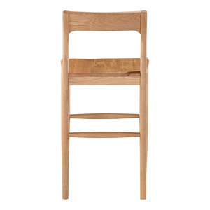 Tabouret de bar en bois massif |   Bois de caoutchouc robuste du Vietnam - Product Image 5