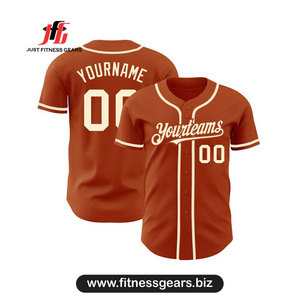 Camiseta de Béisbol Roja Personalizada de Manga Corta Unisex para Adultos, de Poliéster que Absorbe la Humedad, con Nombre del Equipo Impreso - Product Image 6