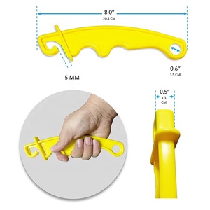 Poignée de portail en plastique, poignée de dévidoir de fil, poignée de clôture électrique, durable - Product Image 4