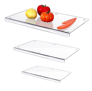 Planche à découper en acrylique transparente en gros pour protéger le comptoir, idéale pour la viande et le pain - Product Image 2