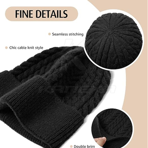 Gorros de Punto Suaves al Tacto, Cálidos y de Primera Calidad, Unisex, 100% Acrílico, Estilo Casual para Uso Diario en Clima Frío y Actividades al Aire Libre 2026 - Product Image 3
