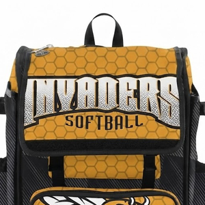 Customized Logo Holder Shoe Compartment Glove Pocket Fence Hook and Water Bottle <b>Baseball</b> Bags Wholesale Custom <b>Baseball</b> Bags - Product Image 5