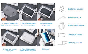 素晴らしい贈り物 アクリル音声録音 動画 デジタル クリスマス ピカクリル ビデオフレーム - Product Image 2