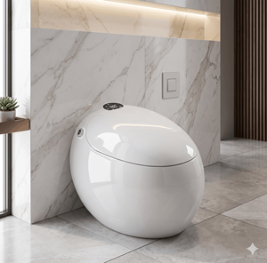 Inodoro Inteligente Wismart 103 con Drenaje en Forma de S, Montado en el Suelo, Material Cerámico, Funcionamiento Automático, Luz Nocturna, Moderno, para Hospitales y Hoteles - Product Image 3