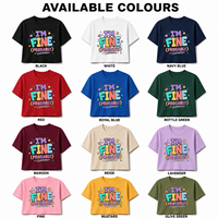 T-shirt court pour femme à manches courtes et col rond, motif « Kindness Wins », en jersey 100 % coton respirant, décontracté, printemps-été, 180g