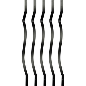 Confezione da 61 Perni e Viti in Alluminio per Pavimentazione da 29,5''x1'' per Scale - Product Image 1