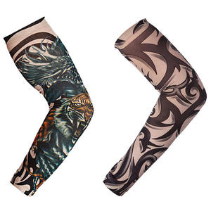 Manches de bras de sport personnalisées à motif tatouage pour hommes et femmes, protection UV extérieure, manches longues - Product Image 1