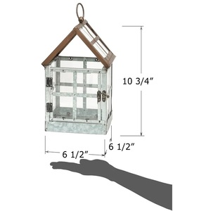 Tabletop Hanging Crystal Borosilicate <b>Glass</b> Art Decor Eco-Friendly Succulent Display <b>Terrarium</b> Planter Ring Handle Flower Pot - Product Image 3