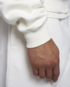 Sweat à capuche zippé en molleton de coton épais OEM pour homme, coupe oversize et carrée, épaules tombantes, logo personnalisé, haute qualité, style Y2K - Product Image 5