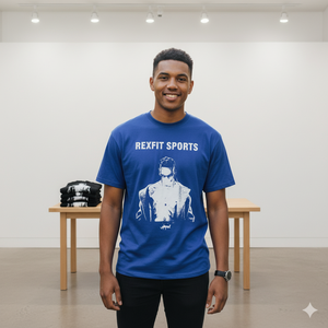 Camiseta de Algodón Extra Grande para Hombre, 240 GSM, Estilo Urbano, Manga Corta, Impresión Personalizada, Corte Holgado, Unisex - Product Image 4