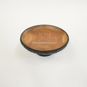 Elegant Handmade Eco-Friendly Teak Wood <b>Tier</b> <b>Cake</b> <b>Stand</b> with Modern Art Antique Design for <b>Cake</b> and Snack Display - Product Image 2