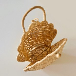 Cestas de juguete de ratán con forma de concha al por mayor, cestas para niños pequeños de fibra natural al precio más bajo - Product Image 4