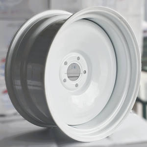 20X8X9 Massief Schijf Stalen Wiel Smoothie Velg D Stadswiel Pcd 5X114.3 5X120.65 5X127 5X139.7 6X139.7 Wit Zwart Velg - Product Image 5