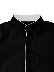 เสื้อโปโลสำหรับตีกอล์ฟของผู้ชายผ้าคอตตอนแบบ100% ออกแบบได้ตามที่ต้องการปกตั้งทำจากผ้าฝ้ายเนื้อนุ่มและแขนสั้นดีไซน์ย้อมสี - Product Image 6